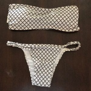 Zaful strapless bikini size S